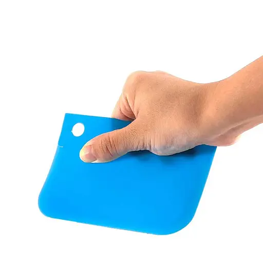 Набор кондитерских шпателей скребков для моделирования мастики и украшения тортов, кексов (3 штуки), Kitchen Master Бирюзовый 84798 - фото 5