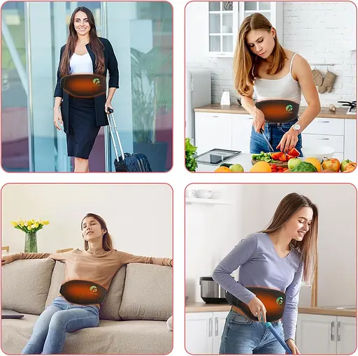 Електрична грілка FONPOO, блок живлення ємністю 10 000 мАг, подвійні налаштування нагріву для передньої та задньої частини - фото 4