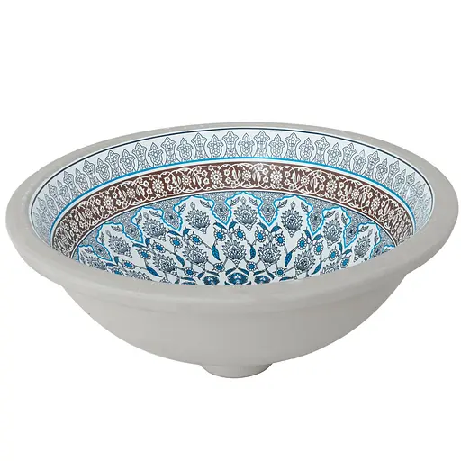 Умивальник Rea Arte blue виразний REA-U1222, Синий - фото 5