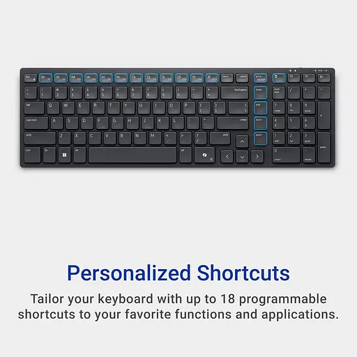 Комплект (Клавіатура та Миша) Dell Pro Compact Silent KM555 UA - фото 9