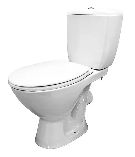 Унітаз-компакт Cersanit Koral 767 011 3/6 л поліпропіленове сидіння з металевим кріпленням 30412 - фото 1