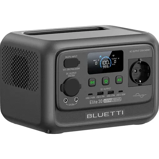 Зарядная станция Bluetti Elite 30 V2 600W (P-EL30V2-EU-GY-BL-010) [149152] - фото 4