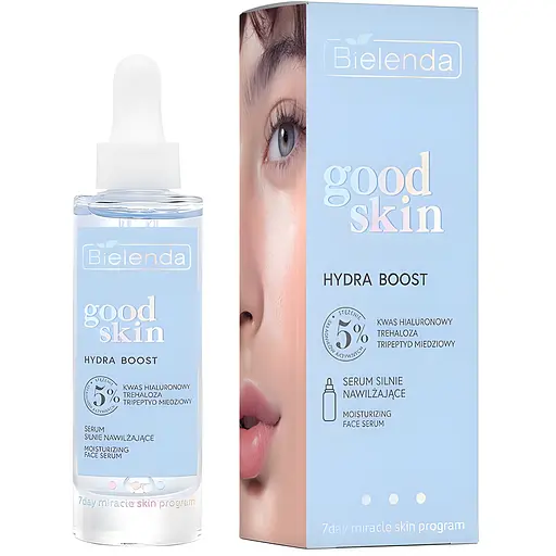 GOOD SKIN HYDRA BOOST Сировотка зволожуюча з гіалуроновою кислотою трегалозою трипептидам 30 мл