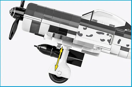 Конструктор дитячий літак Focke-Wulf Fw 190 F-8 COBI 5871 - фото 4