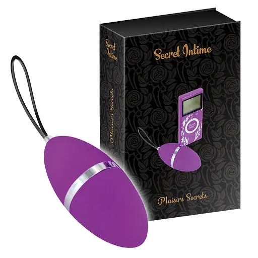 Віброяйце Secret Intime Plaisirs Secrets 7.9 см (фіолетовий) - фото 5
