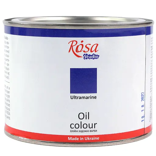 Краска масляная, Ультрамарин, 490 мл, Rosa Studio - фото 1