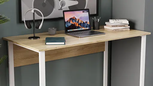 Комп'ютерний стіл Ferrum-decor Курт 75x120x60 білий ДСП Дуб Сонома 16мм (FRD-102207) - фото 5