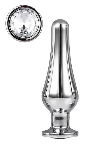 Анальна пробка Gleaming Love Pleasure Plug M 11 см (срібляста)