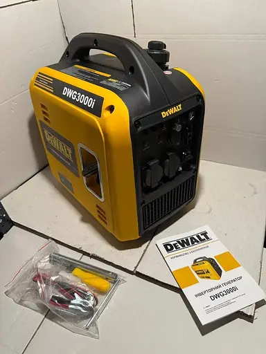 Інверторний Генератор бензиновий DeWalt DWG3000i 3.0 кВт мідна обмотка ручний стартер  - фото 2