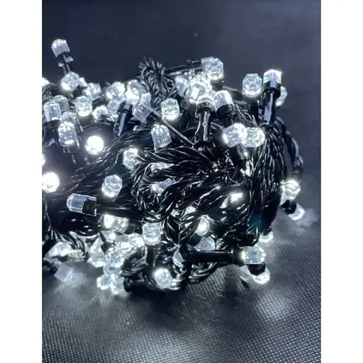 Новорічна гірлянда Рубін 18 м 300 Білих лампочок - фото 1