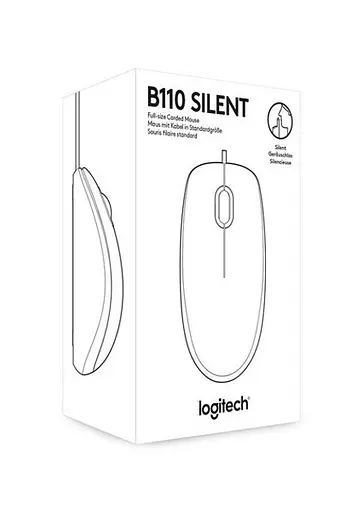 Мишка Logitech B110 Silent чорна (910-005508) - фото 4