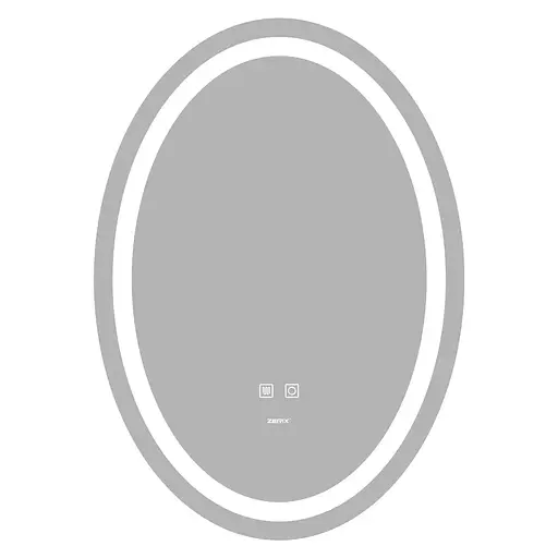 Дзеркало Zerix Fusion MV01-50x70 з LED Touch, Anti-fog, димером, регулятором яскравості ZX6067 - фото 1