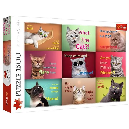 Пазл Trefl Болтливые котики коллаж 1500 эл. (26212)