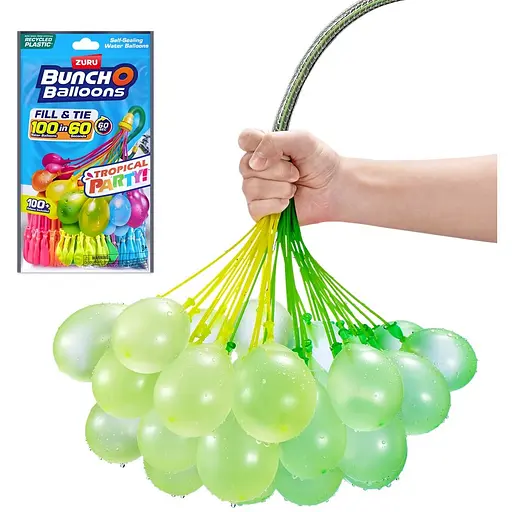 Ігровий набір Bunch O Balloons Водні кульки Тропік 100 шт. в асортименті (56480UQ1) - фото 13