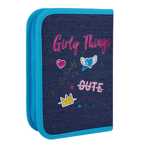 Шкільний пенал твердий одинарний з двома клапанами Yes Caramel Girl HP-04 - фото 3