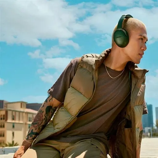 Навушники бездротові повнорозмірні Bose quietcomfort headphones 5v зелені (884367-0300) - фото 6