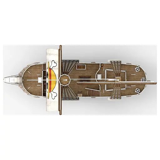 3D-Пазл Ван Піс "Гоуінг Меррі" (One Piece "Going Merry") 00270 - фото 4