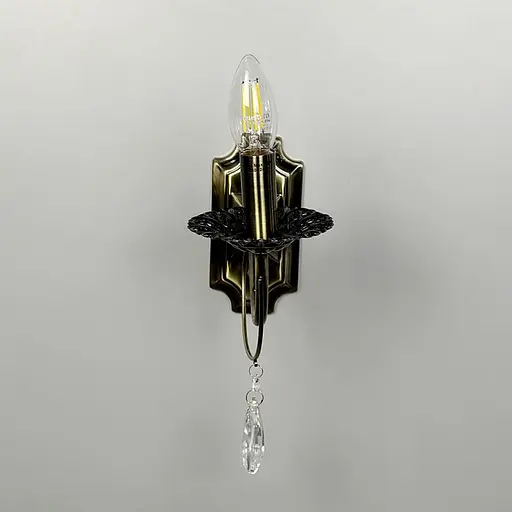 Бра-свічка Line F у бронзовому корпусі 26х11 см  Арт. 6113/1 A  - фото 5