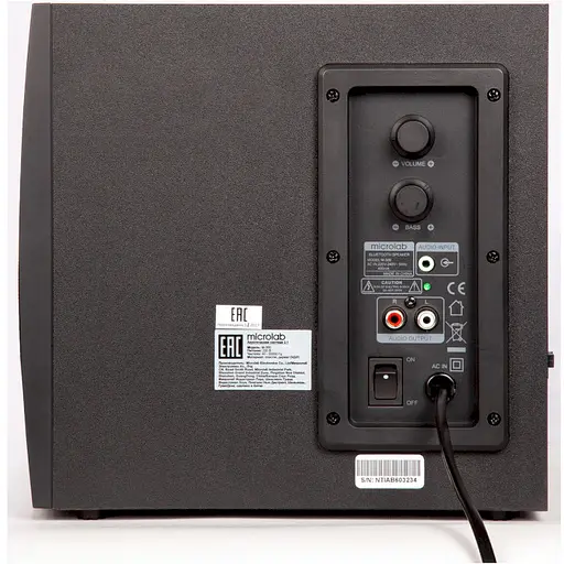 Акустическая система Microlab 2.1 M-300 Black (M-300(14)) - фото 2
