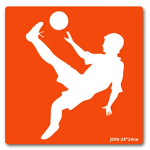 Трафарет для био-тату Футбол-3 Fresh Tattoo j099-24*24см, размер 24 х 24см - фото 1