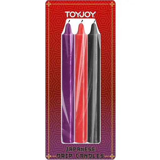 Набір низькотемпературних свічок Toy Joy Japanese Drip Candles, 3 шт - фото 2