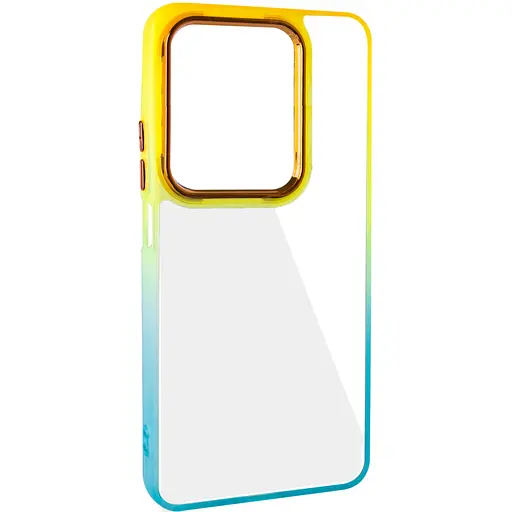 Чохол Epik TPU+PC Fresh sip series для Xiaomi Redmi Note 13 Pro 4G/Poco M6 Pro 4G/Note 14S Бірюзовий/Помаранчевий - фото 5