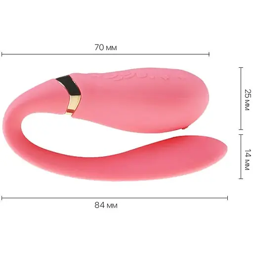 Смартвібратор для пар Zalo - Fanfan Rouge Pink - фото 3