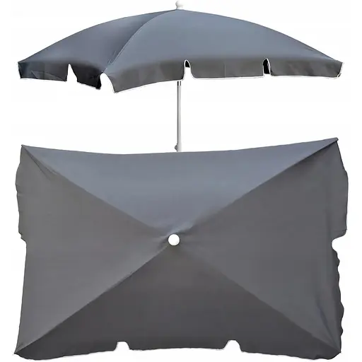 Зонт садовый Jumi Garden 200х130см серый - фото 7