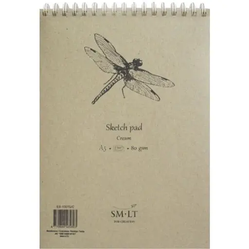 Альбом для эскизов на спирали SM-LT Art Authentic 80г/м2 70л кремовый цвет - фото 1