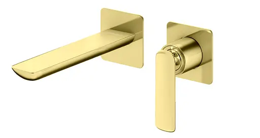 Смеситель для умывальника Kohlman Experience Gold + Box скрытого монтажа QW180E-GD Золотой - фото 1