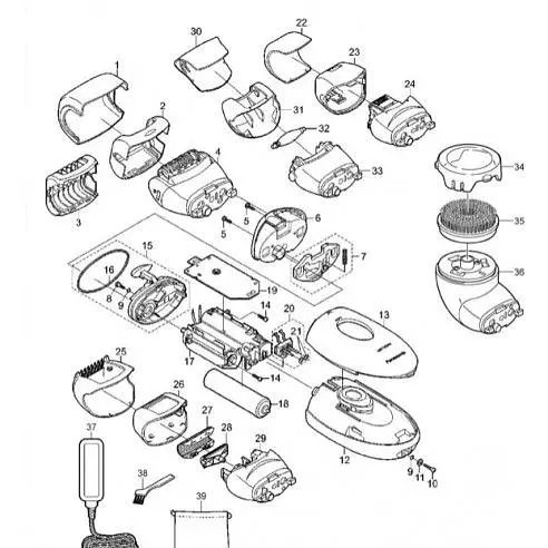 Сменная головка для подмышек Panasonic WESED90W1078 для эпилятора ES-ED70, ES-ED90, ES-Ed94 - фото 2