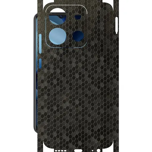 Защитная пленка StatusSKIN для Itel A05s Корпус Винил Соты черные