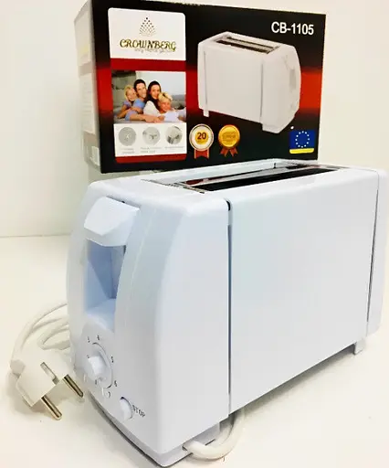 Тостер для хлібу Crownberg CB-1105 7 ступенів прожарювання 750 Вт тостерниця - фото 5