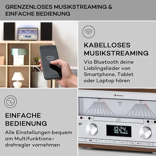 Стереосистема auna Elton DAB (10041319) - фото 5