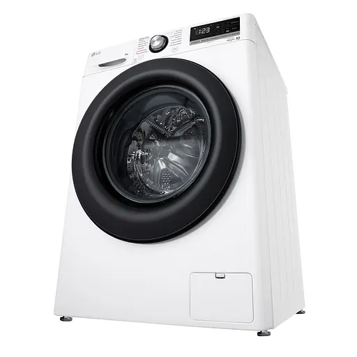 Стиральная машина LG фронтальная 9 кг 1400 A+++ 57 см дисплей пара инвертор белый - фото 6
