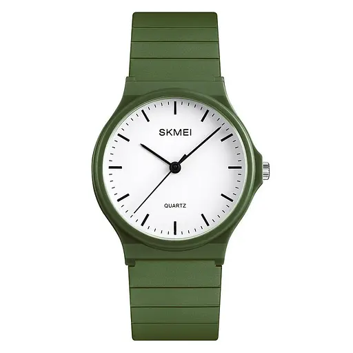 Наручний годинник жіночий Skmei 1419 Army Green, 1419AG (18414)