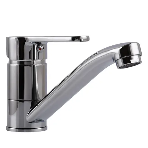 Змішувач для умивальника Globus Lux Dolly GLD-203M хромований для ванної кімнати стильний і функціональний - фото 2