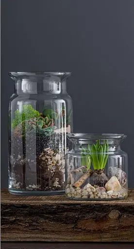 Ваза Trendglass Janna скляна для квітів та декору 15 см (35722) - фото 2