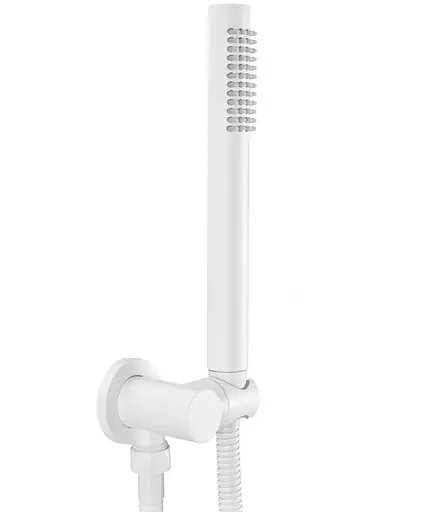 Душова система прихованного монтажу Rea Lungo Miler + Box White Matt 3 термостатом REA-P6614, Білий матовий - фото 4