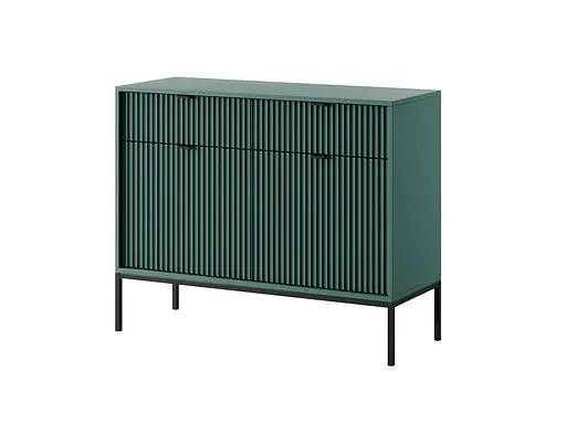 Комод Perfect Home Нова / Nova 2-дверний з 2 шухлядами і чорними ніжками KSZ104 Лабрадор (PFH-091500) - фото 4