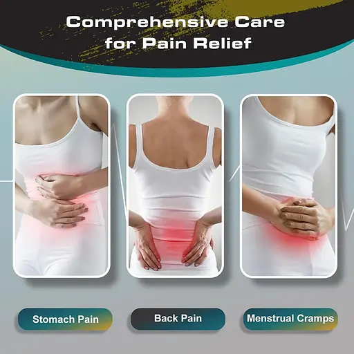 Портативна грілка Бездротова грілка для менструальних спазмів Теплова подушечка для менструального періоду Електрична - фото 8