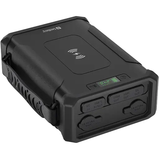 УМБ Sandberg Survivor 96000mAh DC84W PD USB-C60W Cigar Lighter 180W 2USB-A18W,Wireless LiFePo4 - фото 3