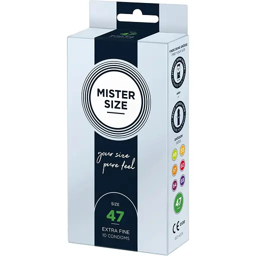 Презервативи Mister Size - Pure feel - 47 (10 condoms) - фото 2