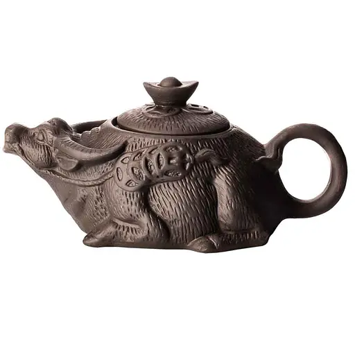Ісинський чайник Буйвол багатства, 450 мл - Рудий - фото 2