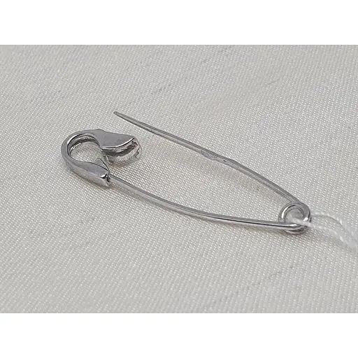 Серебряная брошь-булавка Ювелир Стандарт с фианитами. 3333-4 - фото 2