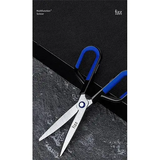 Ножиці  та ножиці-чохол Yopin Fizz Kawai 2 в 1 чорно сині - фото 6