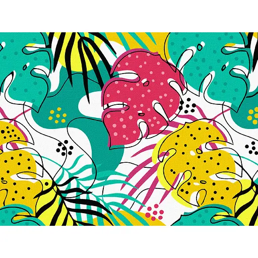 Картина за номерами Rosa Start Листя 15х20 см з мольбертом - фото 2