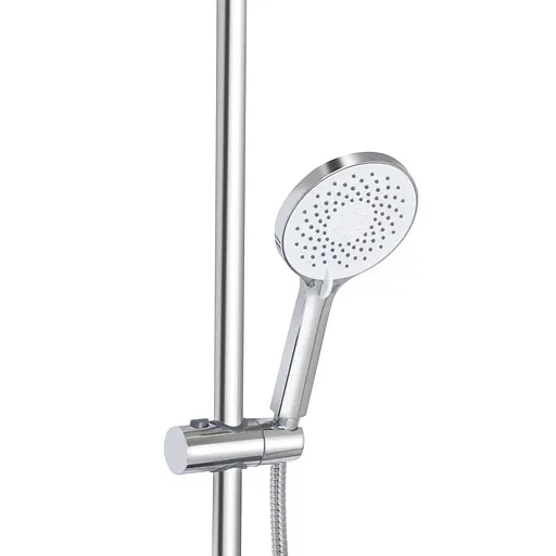 Душова система універсальна Qtap Vlasta New на три споживача (з виливом) QTVLA111CRM45650 Chrome, Хром - фото 5