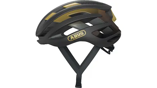 Велошолом Abus AirBreaker Black Gold S (1007-868290) - фото 4