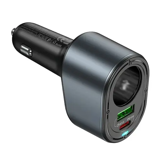 Автомобільний зарядний пристрій Hoco Z56 Friend PD35W + QC3.0 для прикурювача - фото 4